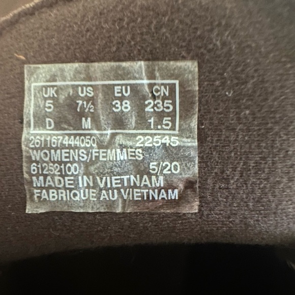 CLARKS BUSHACRE 2 ANKLE BURNISHED BROWN LEATHER BOOTS SIZE 7.5 - Picture 8 of 9